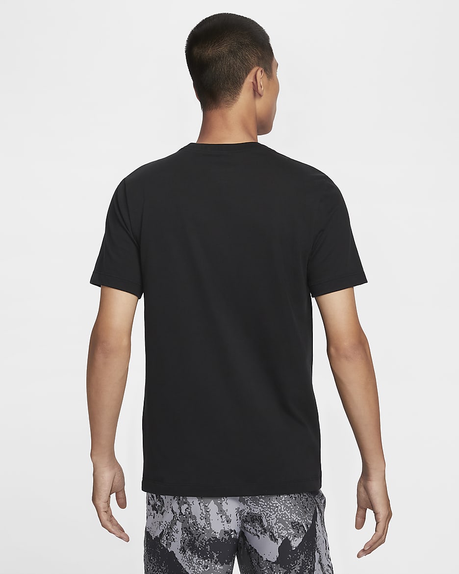 Nike t shirt mens black online